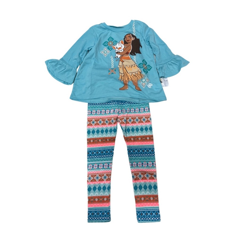 Disney Moana Girls Top and Leggings Set
